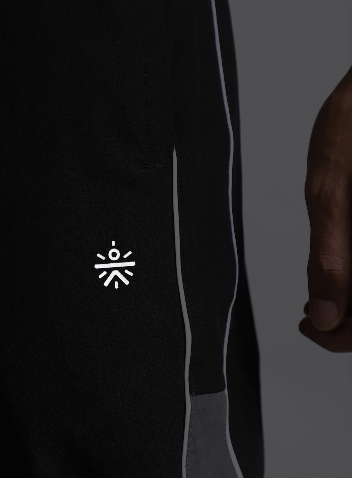 Men's Black Active Day Out Trackpants