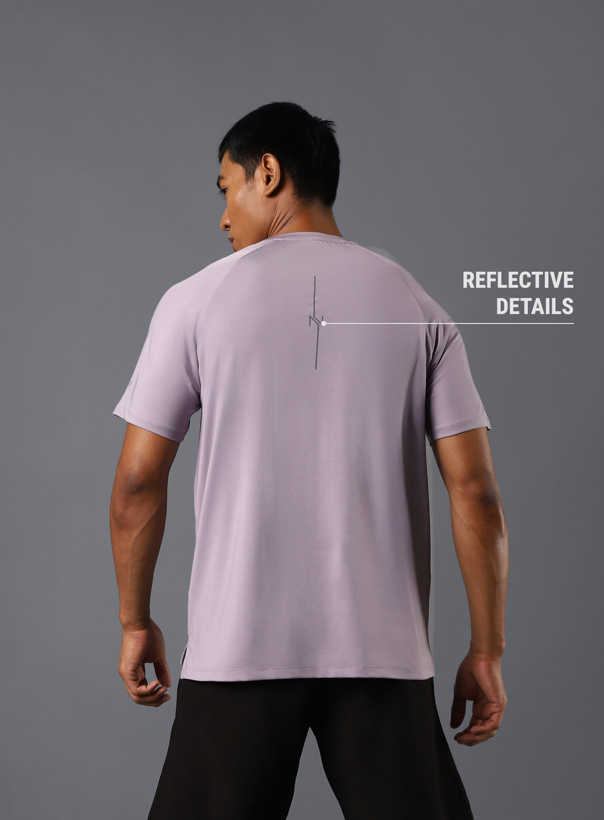 Men's Purple Run Forward T-shirt