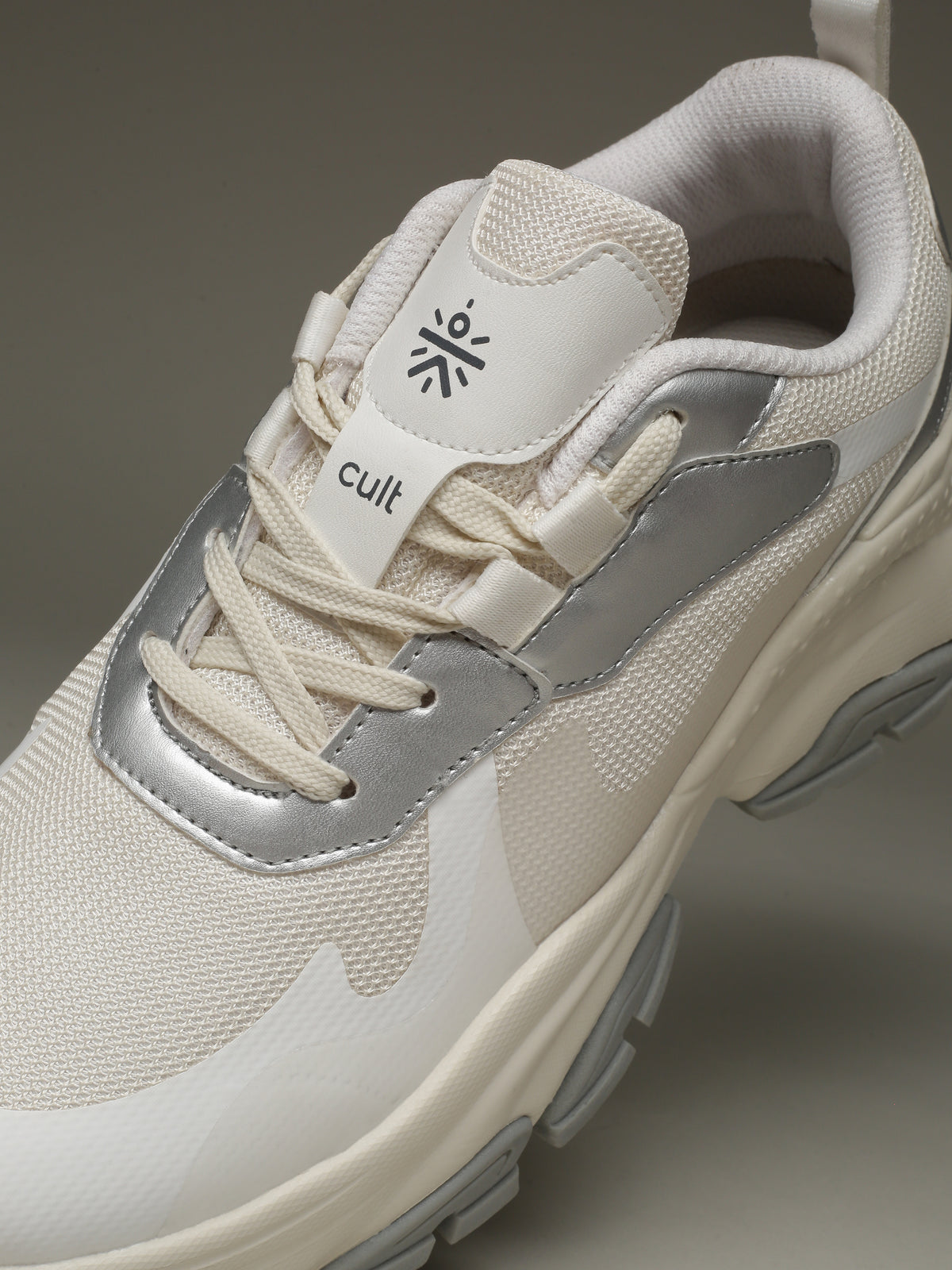 cult Women's Venus Sneakers - Off White/Silver