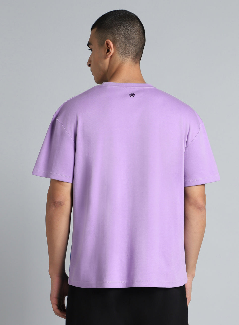 Men's Purple Dance off Colourblock T-shirt