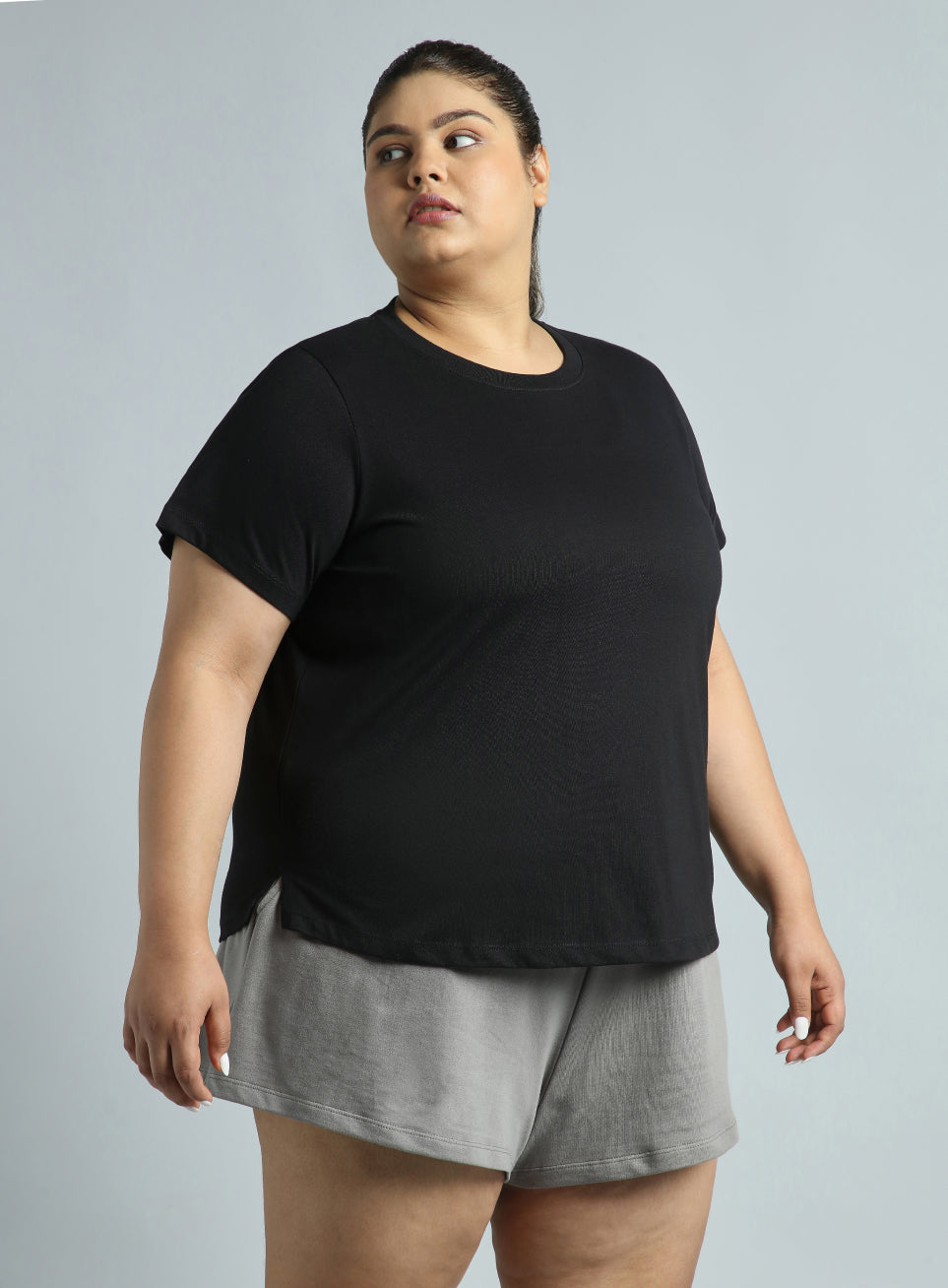 Women's Cult Essential Cotton Plus Size Pack of 2 Regular Fit T-shirts