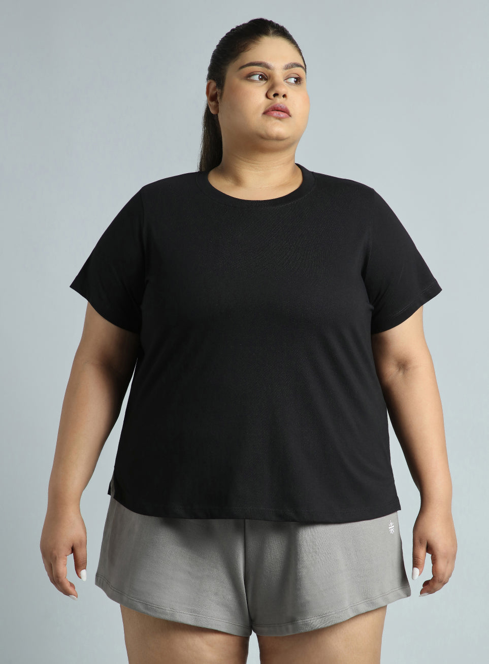 Women's Cult Essential Cotton Plus Size Pack of 2 Regular Fit T-shirts
