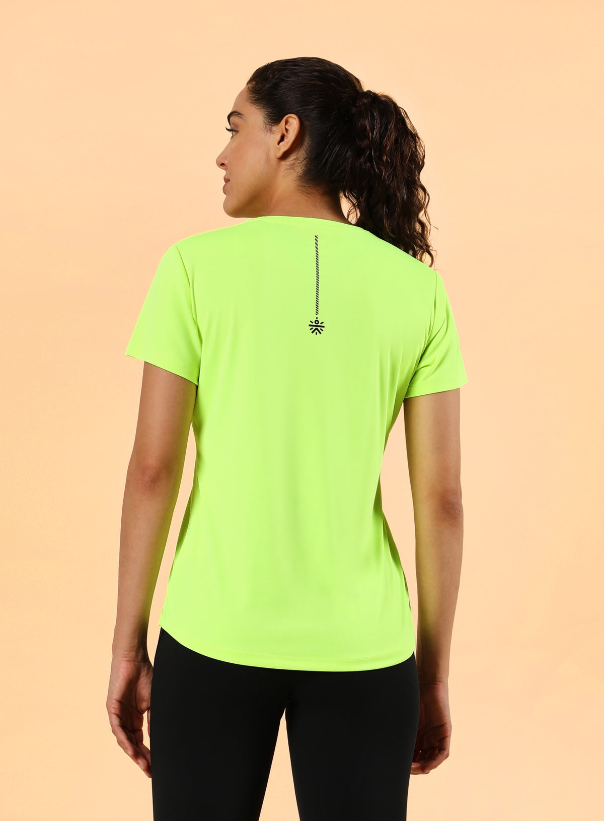 Women's Neon Green Training T-shirt