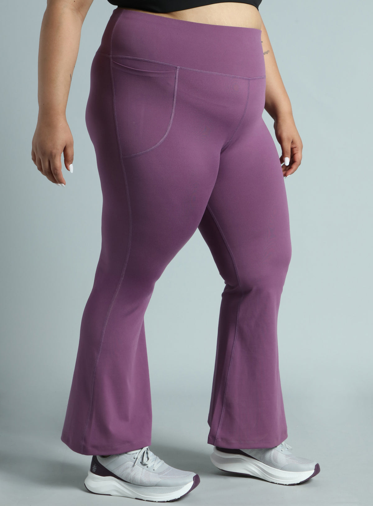 Women's Pink All Format Training Plus Size Flared Pants