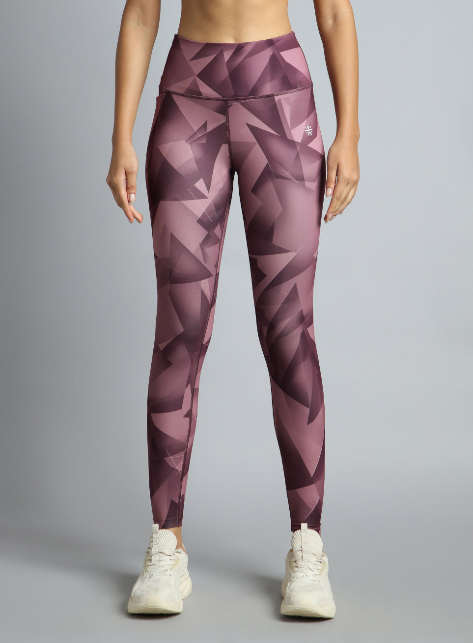 Women's Pink Feel the Beat Printed Tights