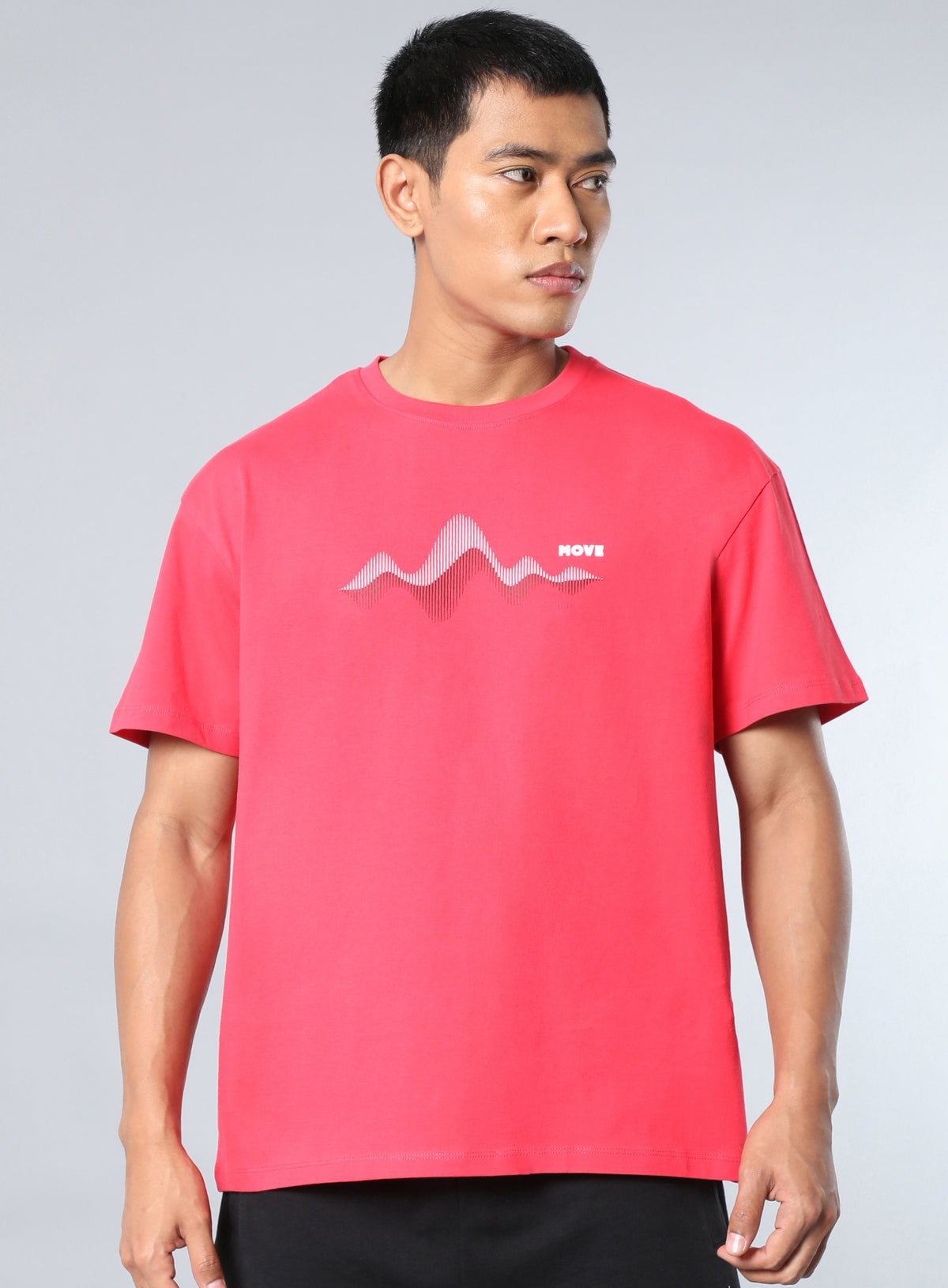 Men's Coral Move to the Beat Relaxed fit T-shirt