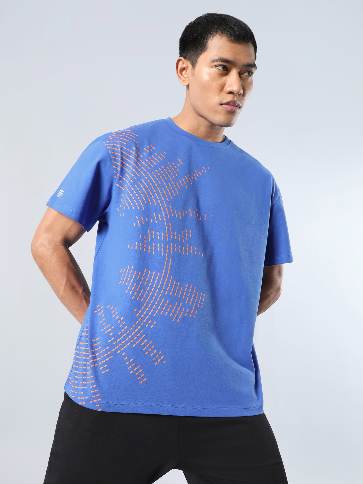 Men's Blue Beat it Relaxed fit T-shirt