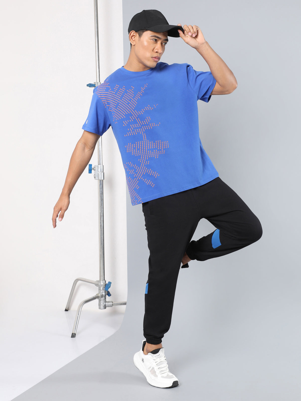 Men's Blue Beat it Relaxed fit T-shirt