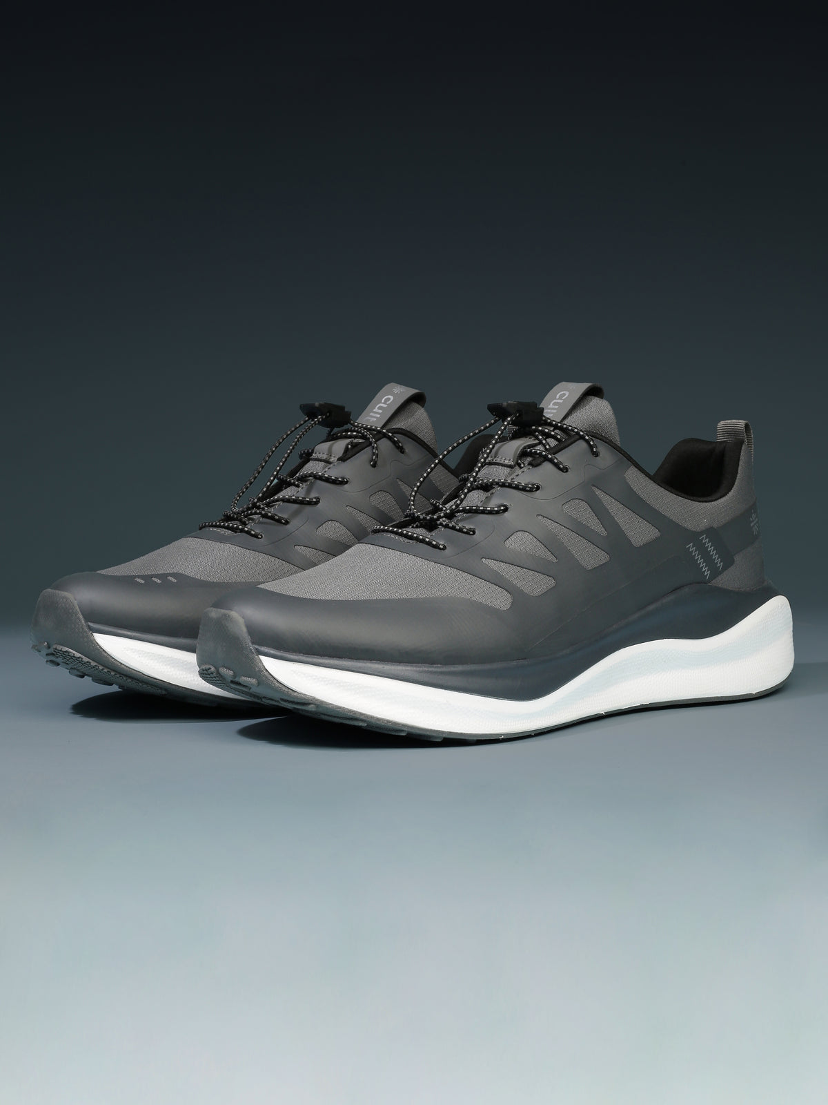 cult Men's Vaydr Running Shoes - D.Grey/L.Grey