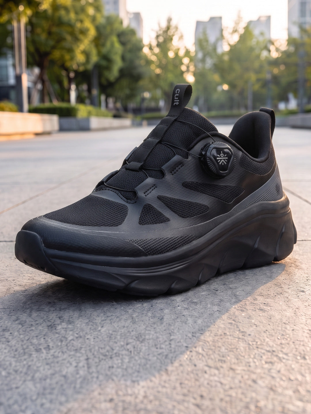 cult Men's AeroSprint Walking Shoes - Black/D.Grey