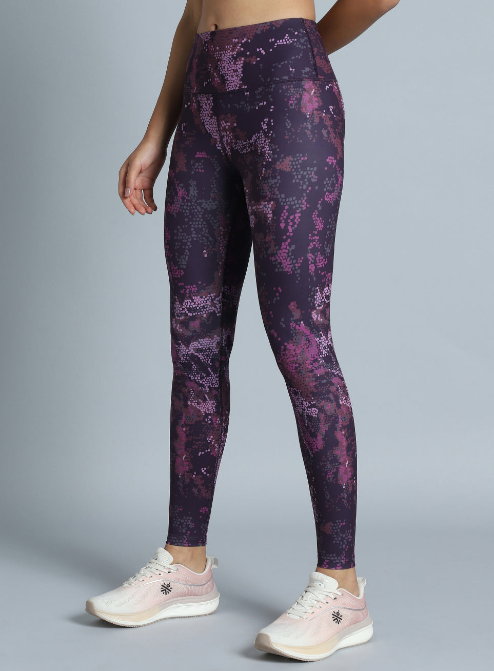 Women's Plum Printed Train All Day COMFlex Tights