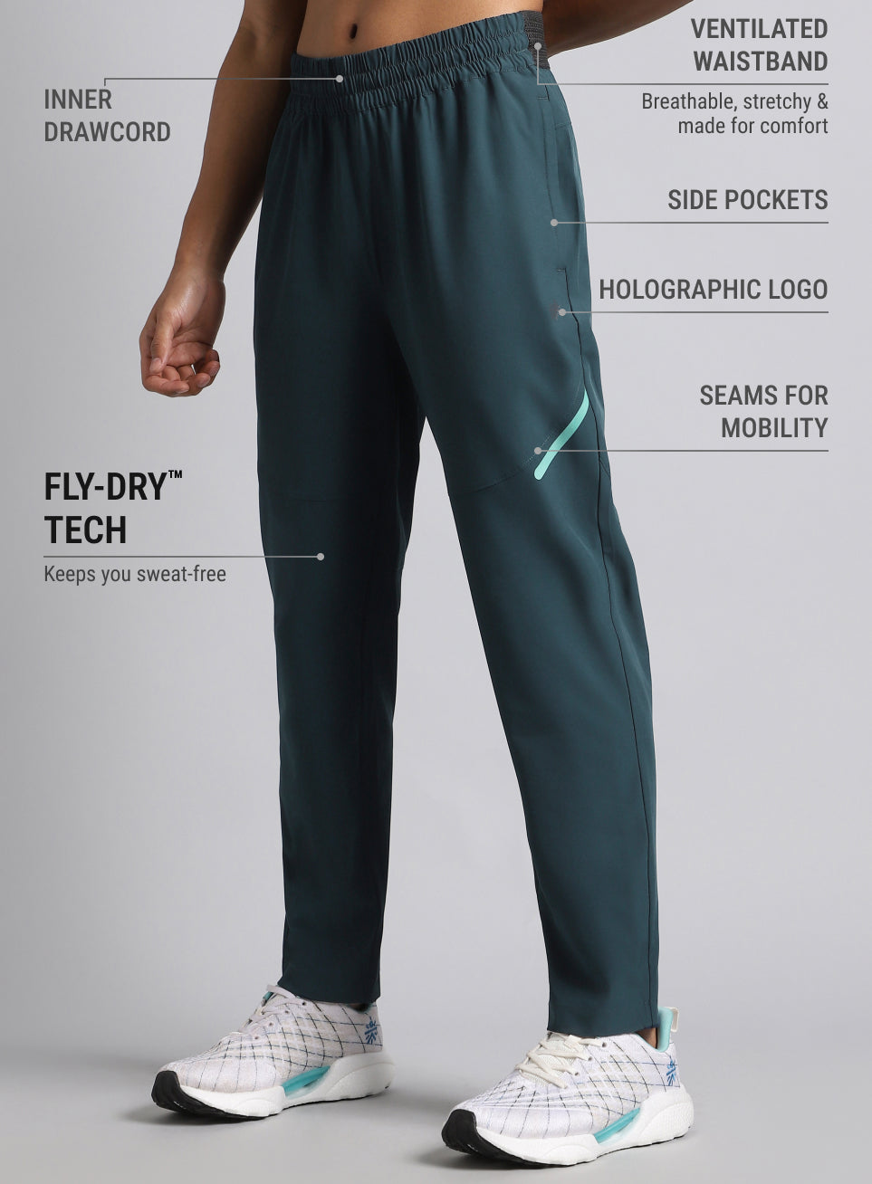 Men's Navy Hyper Move Training Trackpants