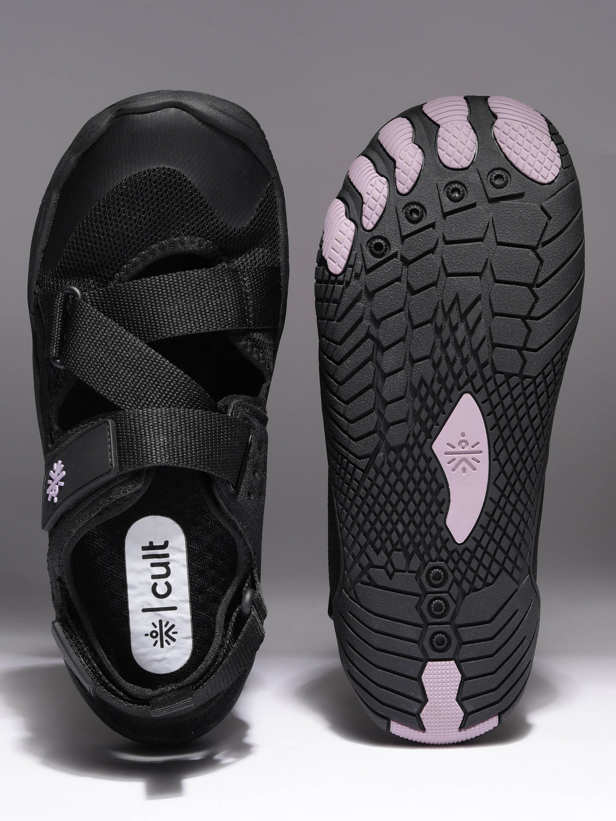 cult Women's BreezeLite Barefoot Sandals - Black