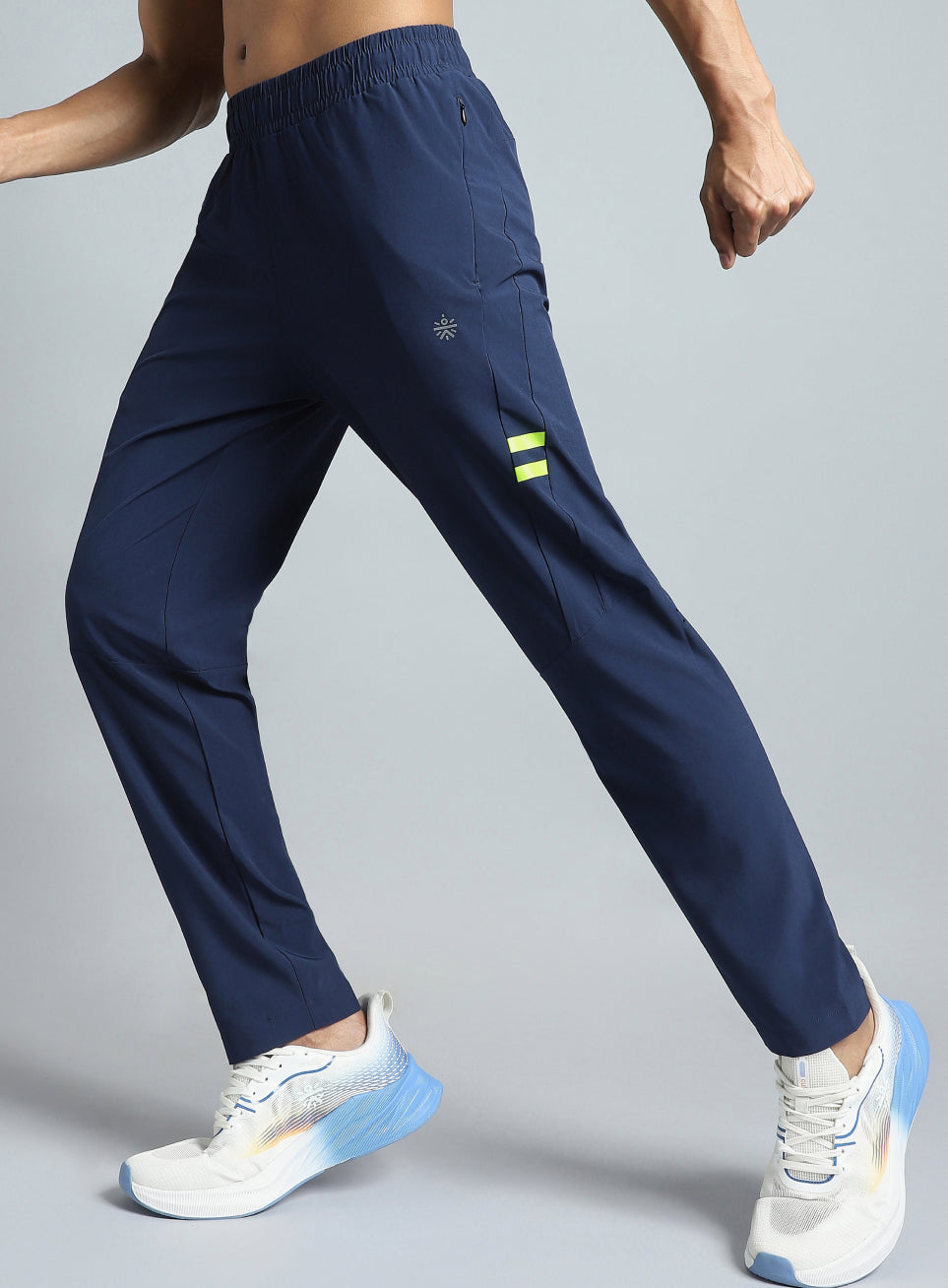 Men's Navy Pacer Running Trackpants