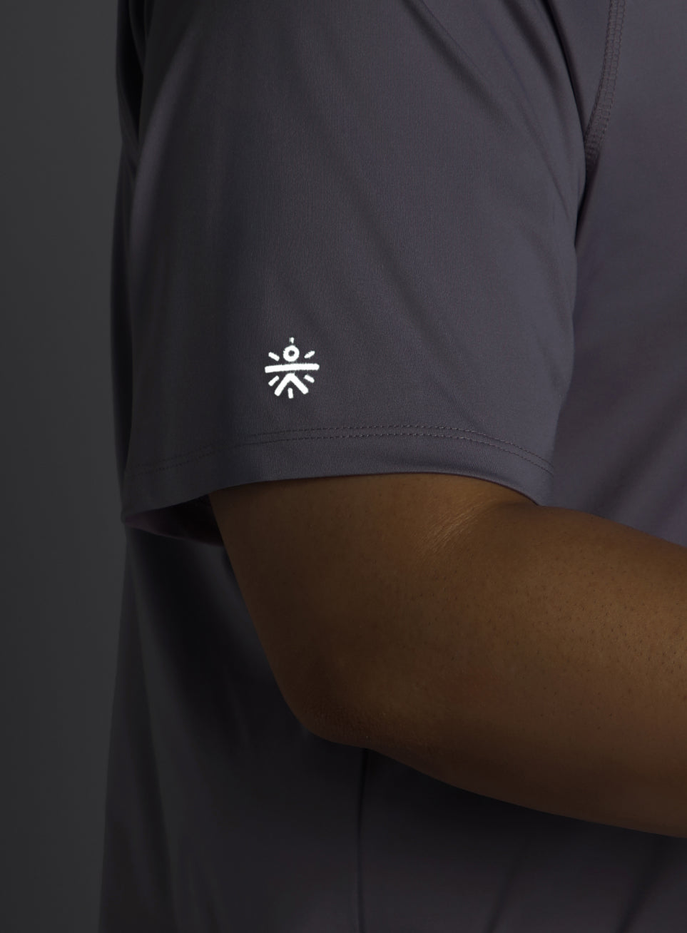 Men's Purple Ultimate Running Plus Size regular fit T-shirt
