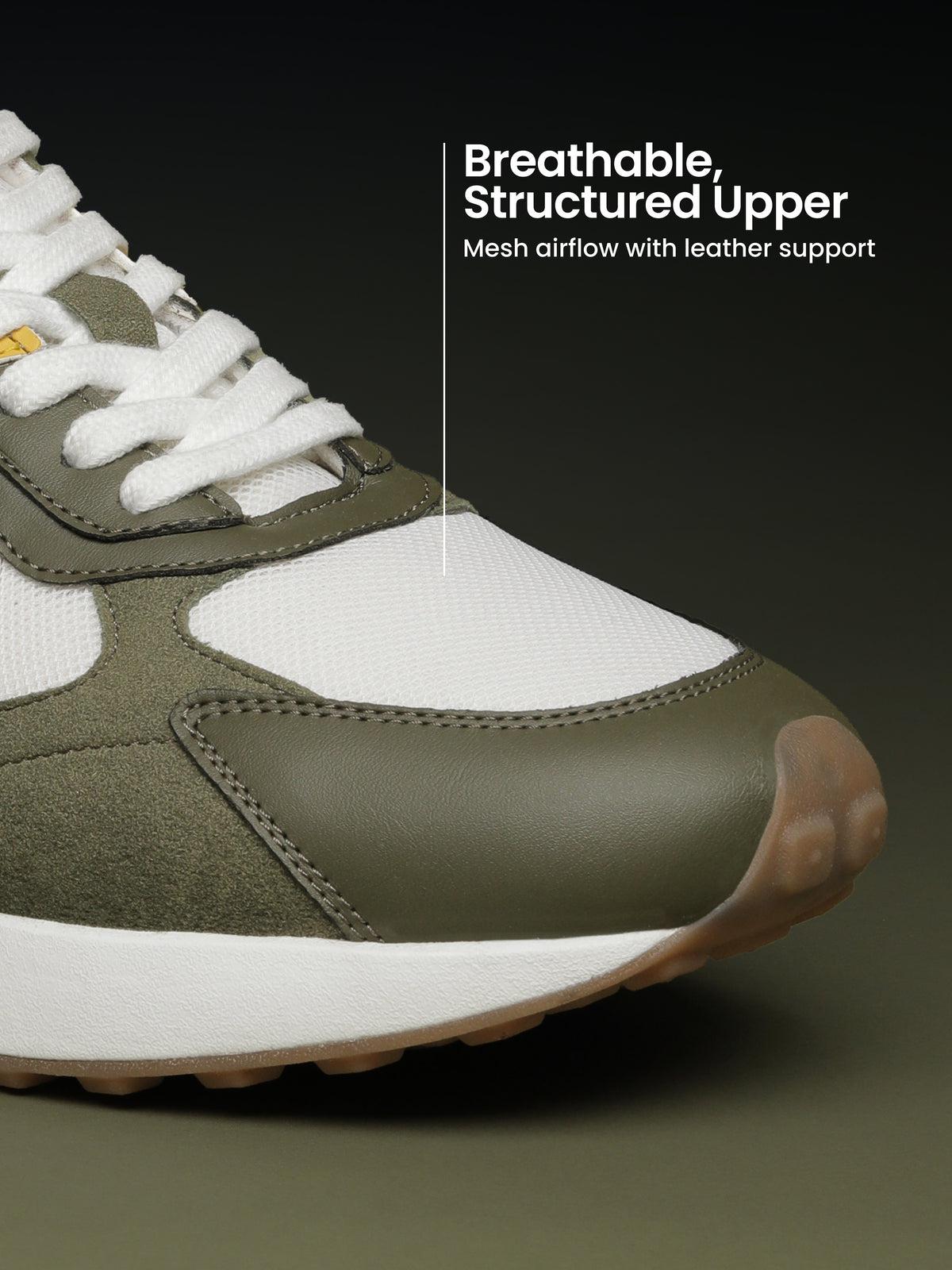 cult Men's EasyBreezy Sneakers - White/Olive