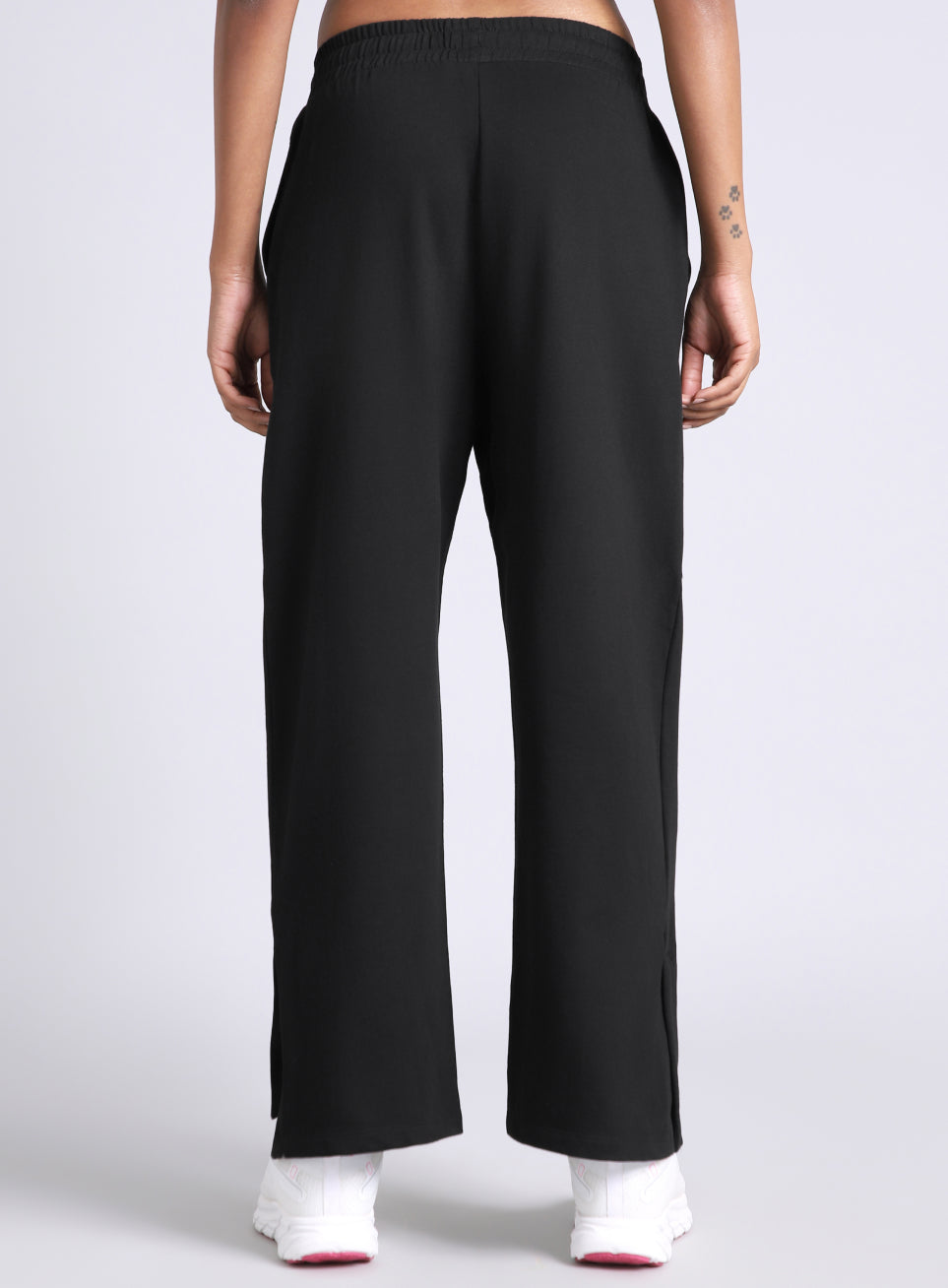 Women's Black Move Easy Trackpants