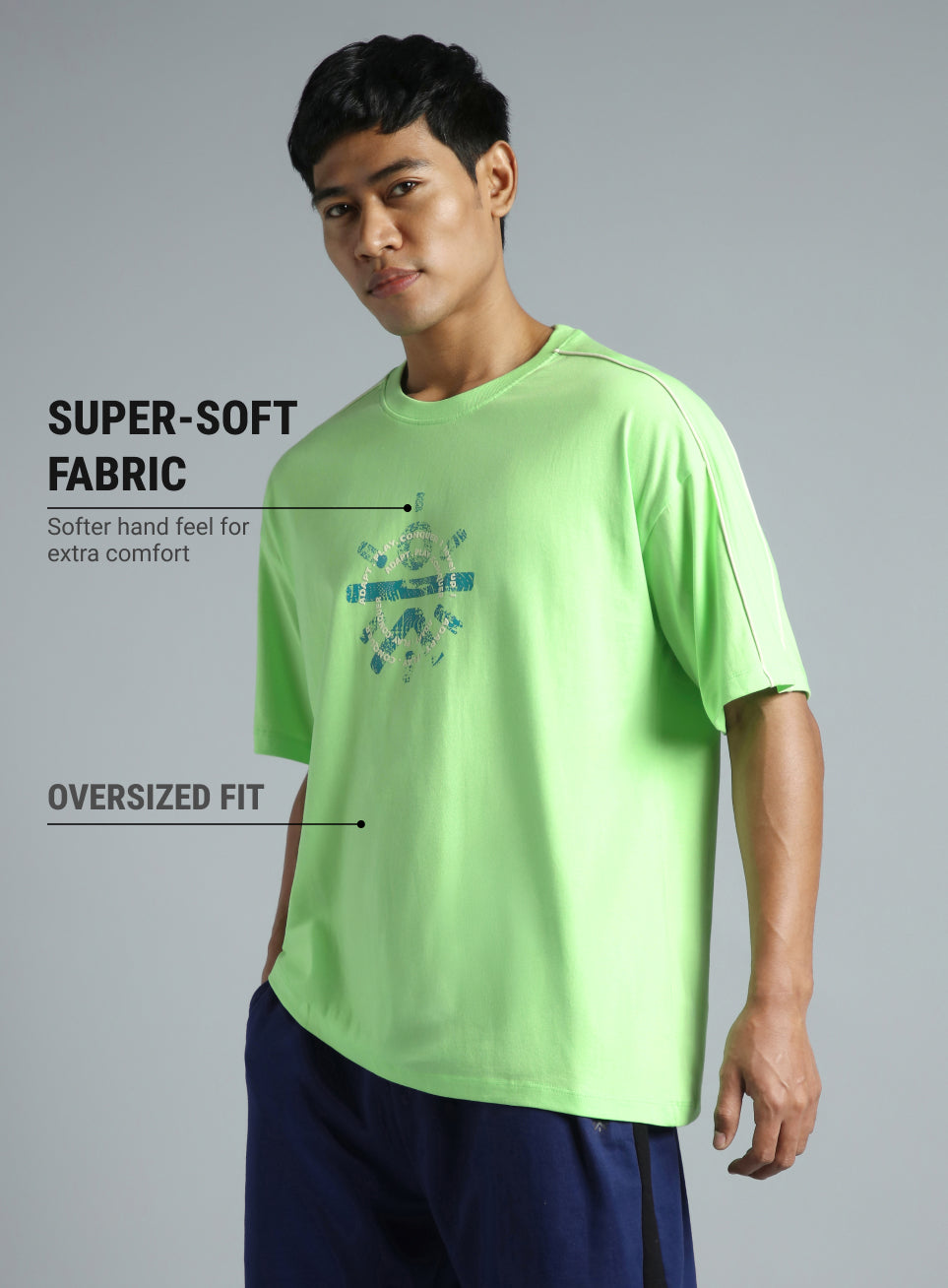 Men's Lime Cult Brand Carrier T-shirt