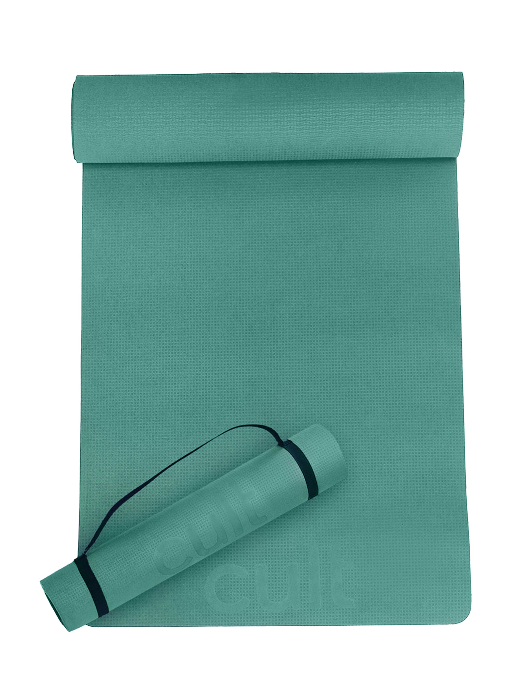 Cult Yoga Mat EVA 5mm with Carry Strap Non-Slip, Cushioned, Sweat-Resistant, Eco-Friendly Workout Mat for Home Gym & Fitness Sage Green