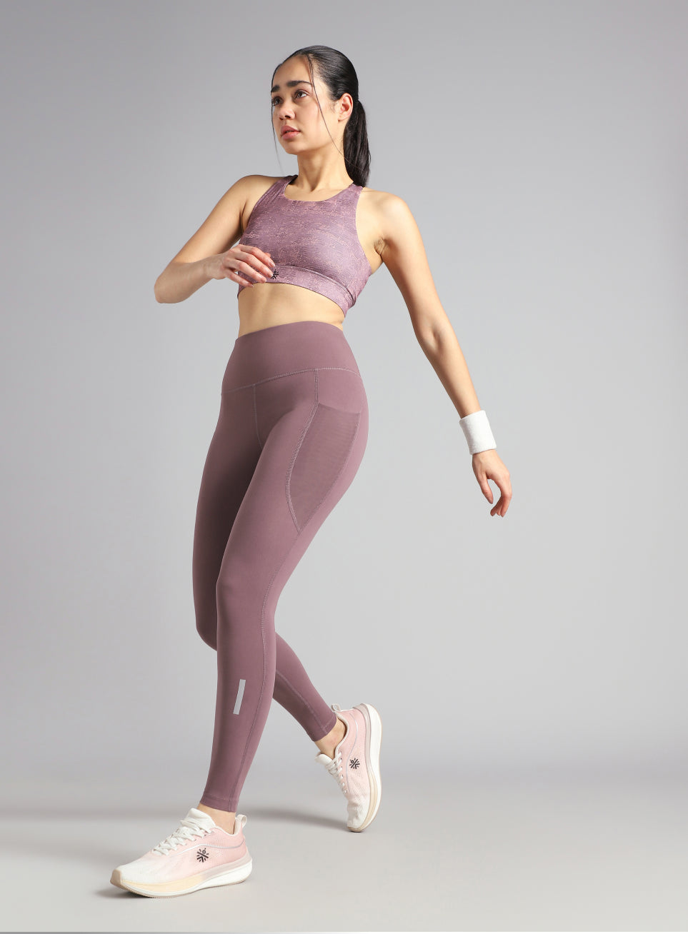 Women's Brown Run Elevate COMFlex Tights