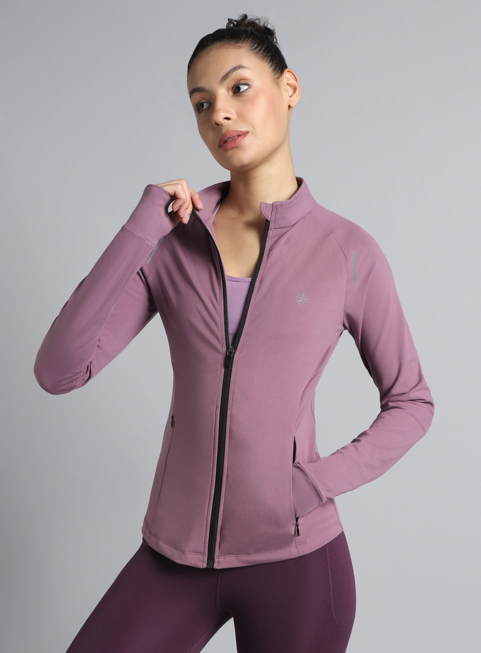 Women's Purple Performance Training Essential COMFlex Jacket