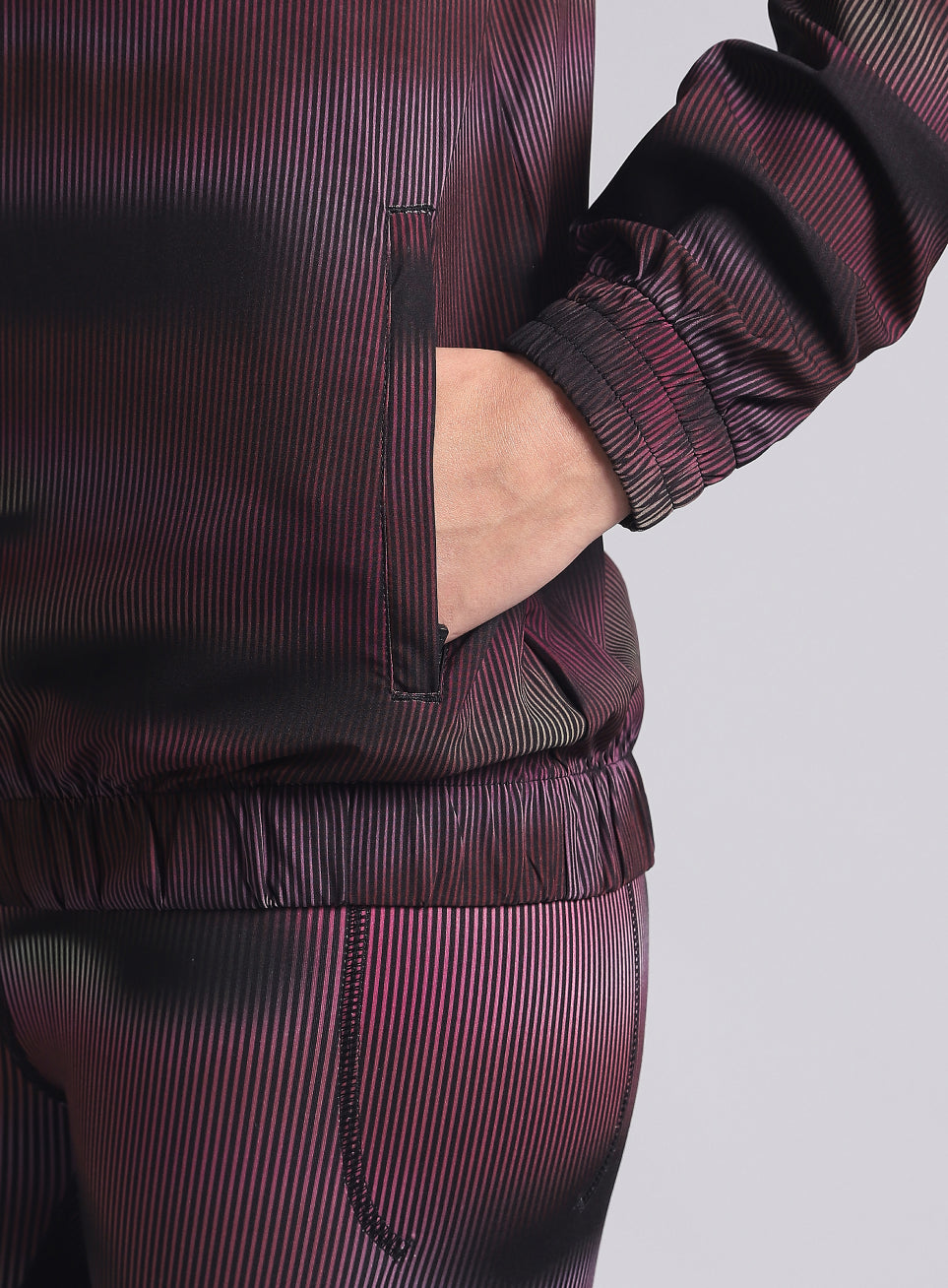 Women's Pink Energy Map All Over Print Lightweight Jacket