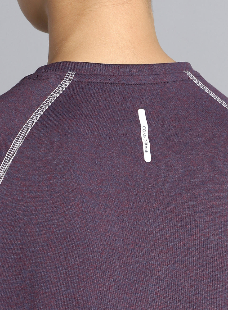 Women's Purple Active Day COMFORtech Full Sleeve T-Shirt