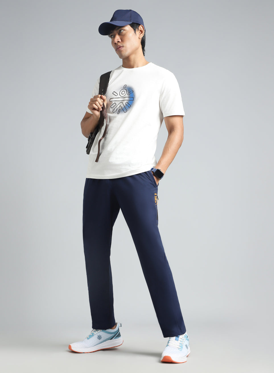 Men's Navy Airport Travel Trackpants