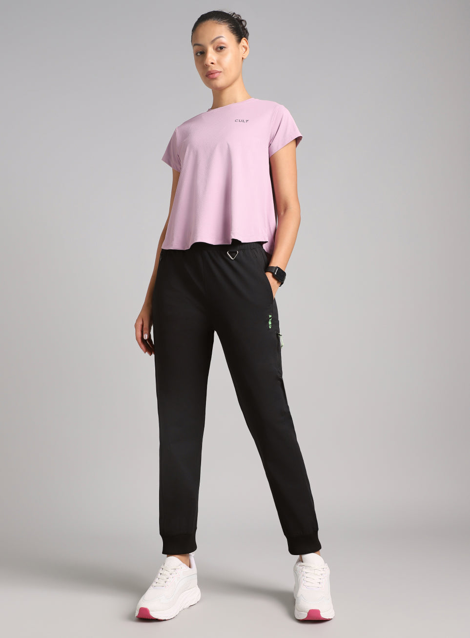 Women's Black Airport Travel Joggers