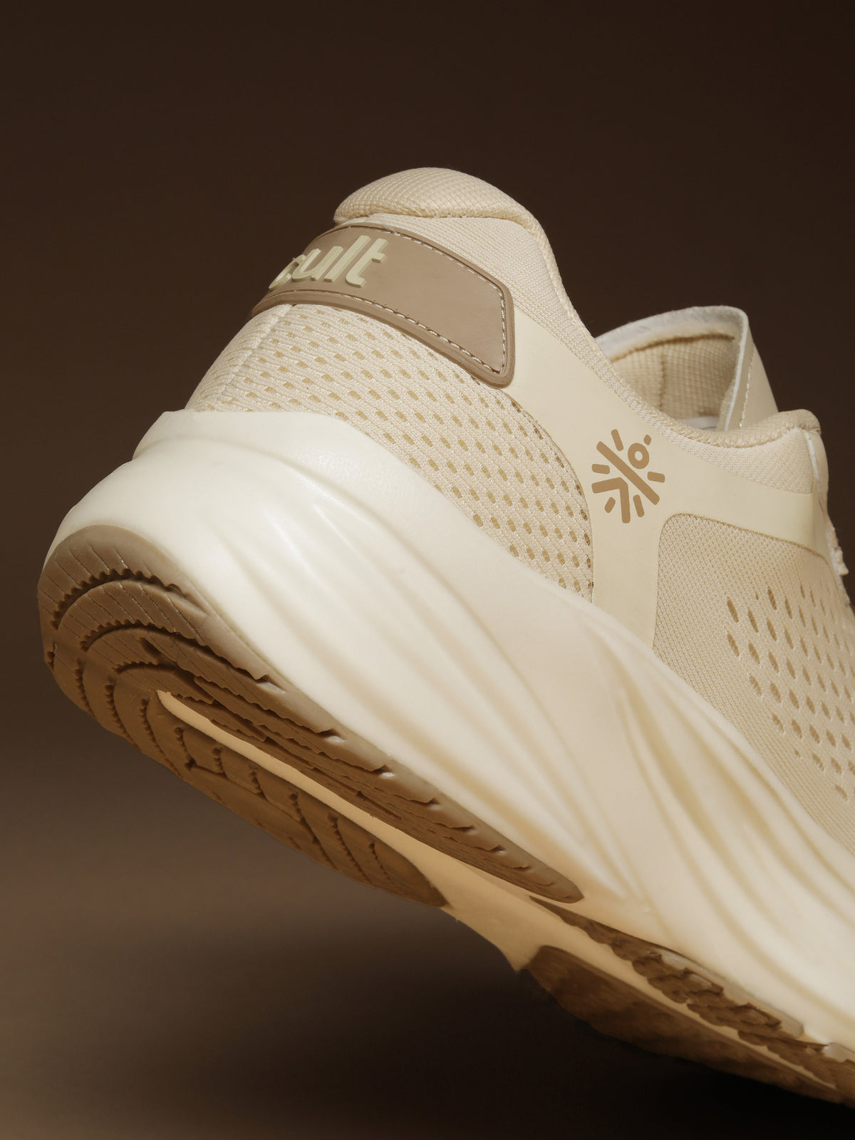 cult Men's StridePro Running Shoes - Beige