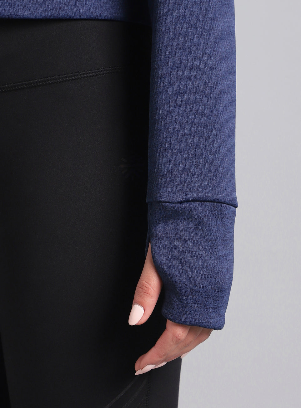 Women's Blue Work it Out Training Cropped Jacket