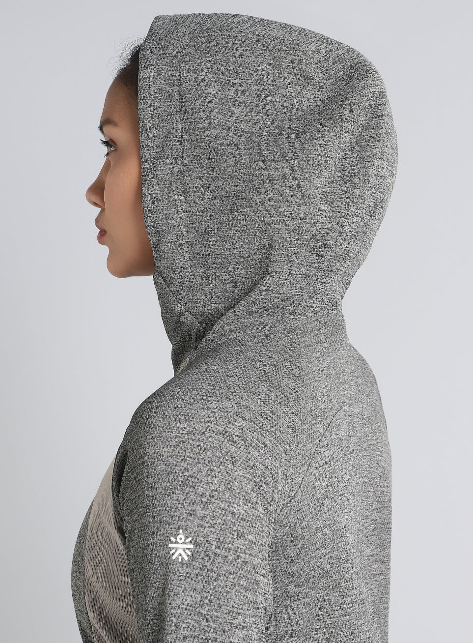 Women's Dark Grey Work It Out Training Cropped Jacket