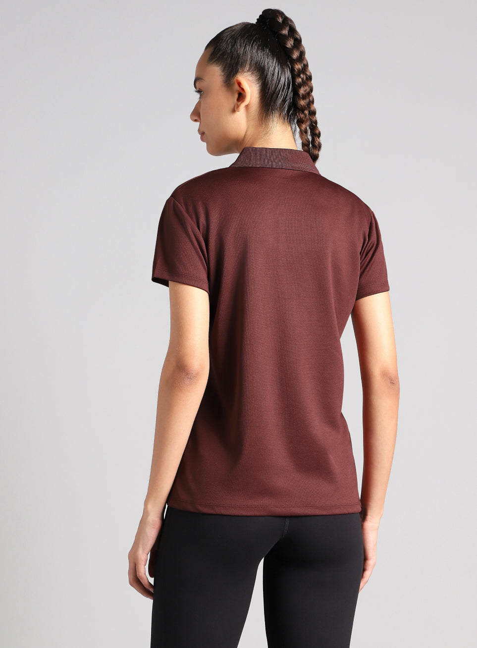 Women's Maroon True Performance Polo T-shirt