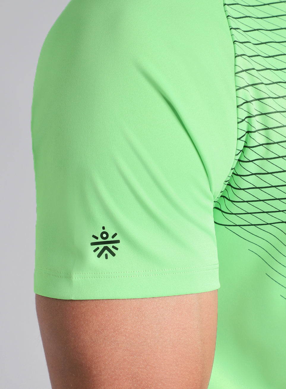 Men's Green Energy Map Printed T-shirt