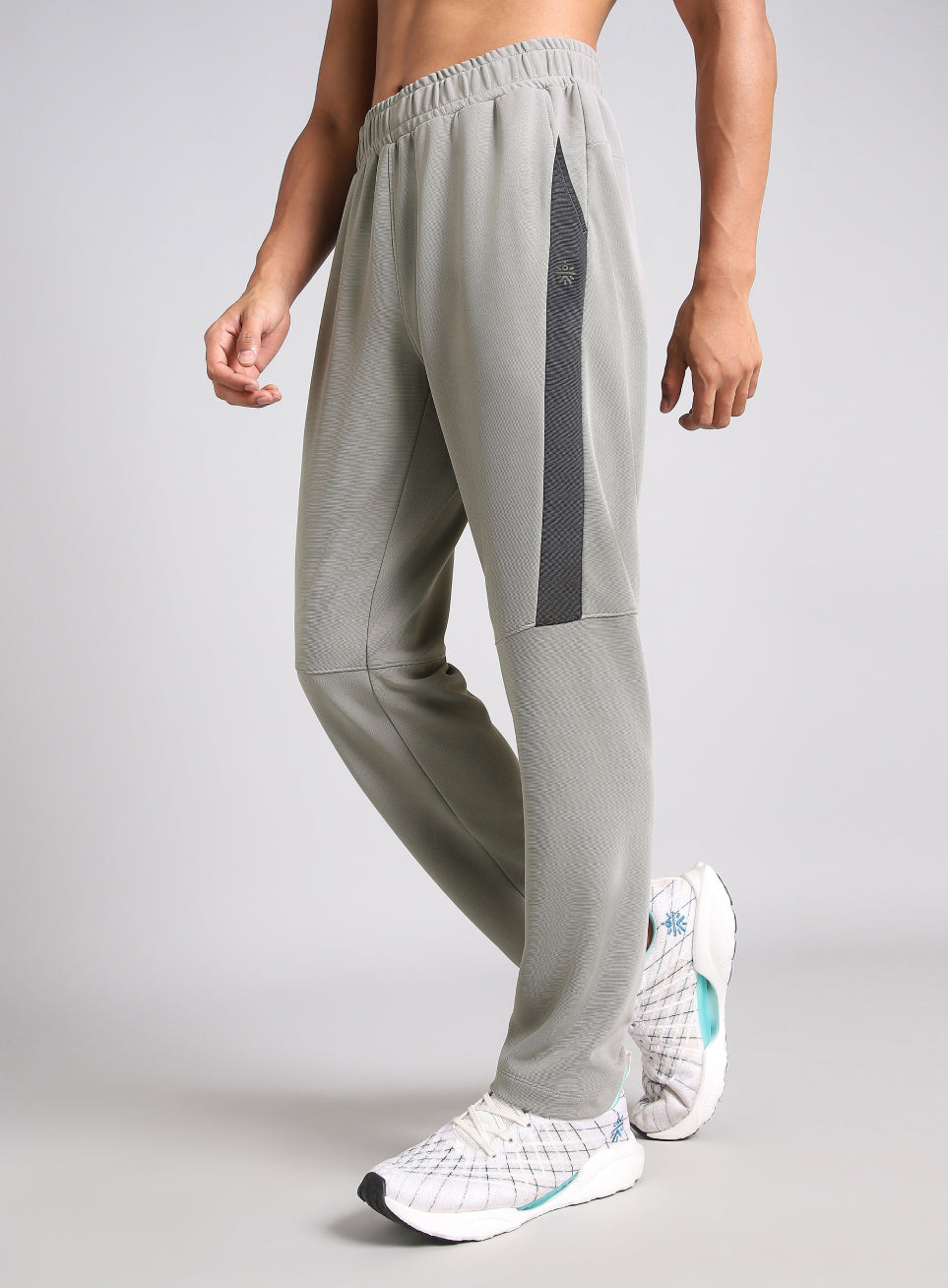 Men's Grey Runner Essential Trackpants
