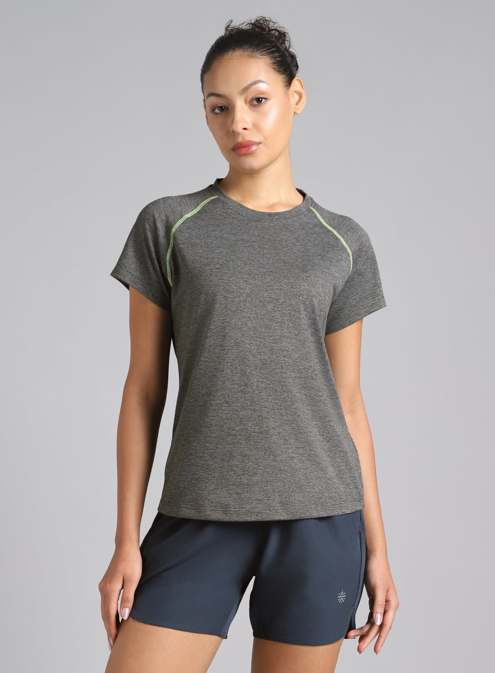 Women's Muscle Flex Dark Grey COMFORtech T-shirt