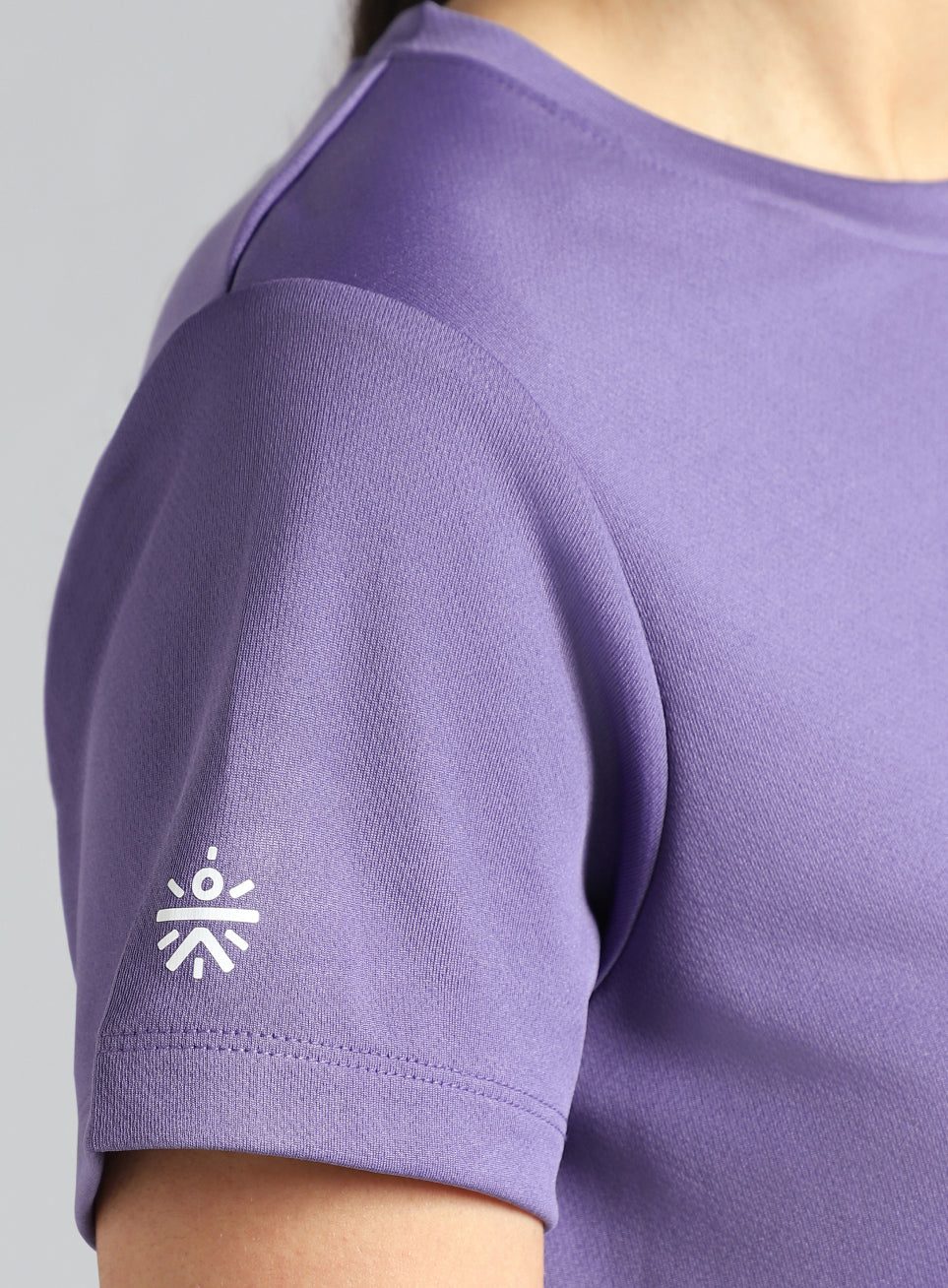 Women's Purple Graphic Play Performance T-shirt