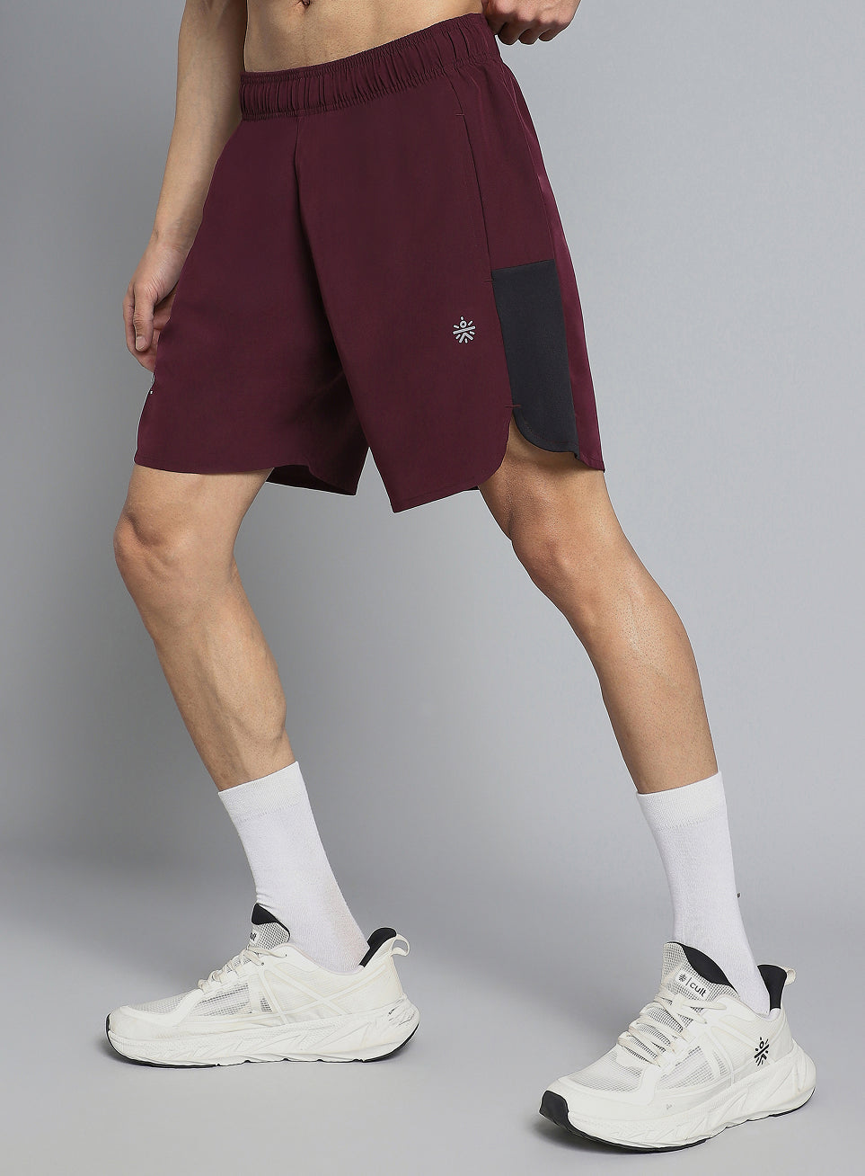Men's Wine Pace Up Runner's Shorts