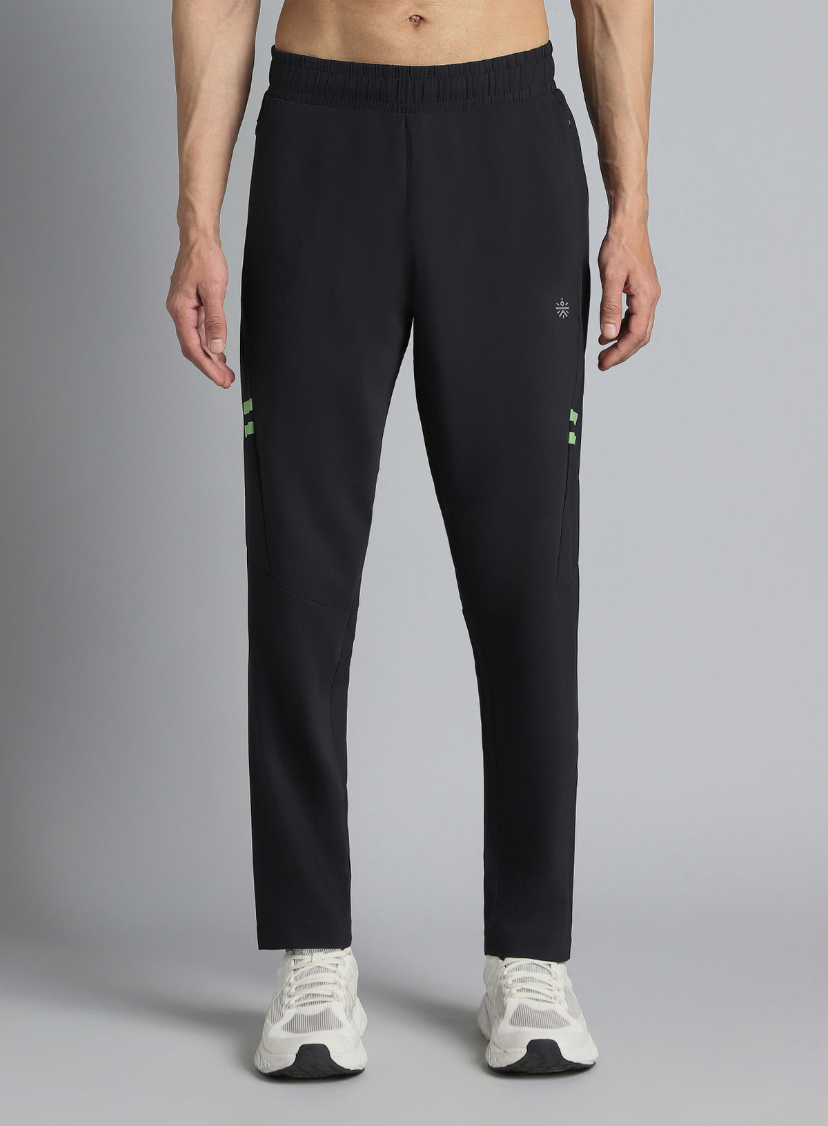 Men's Black Pacer Running Trackpants