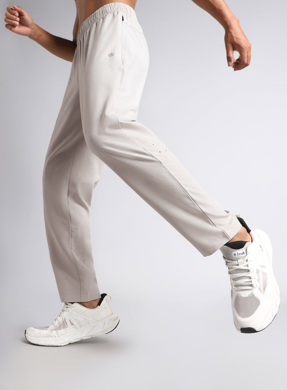 Men's Grey Impact Running Trackpants