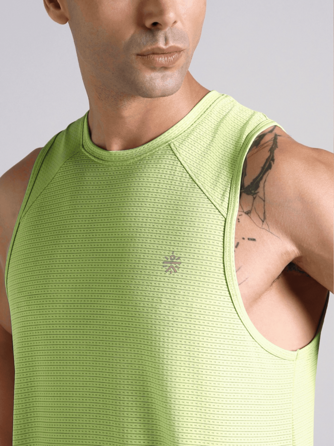 Men's Lime Everyday Runner's Tank
