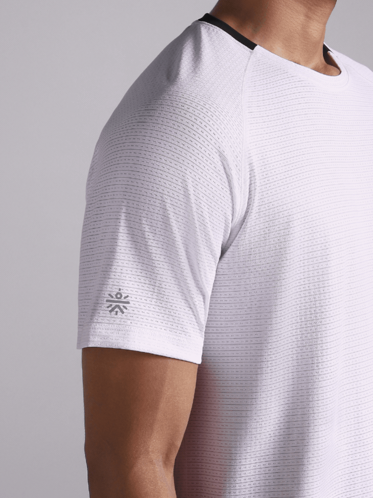 Men's Off White Ultra Runner's Technical Knit T-shirt