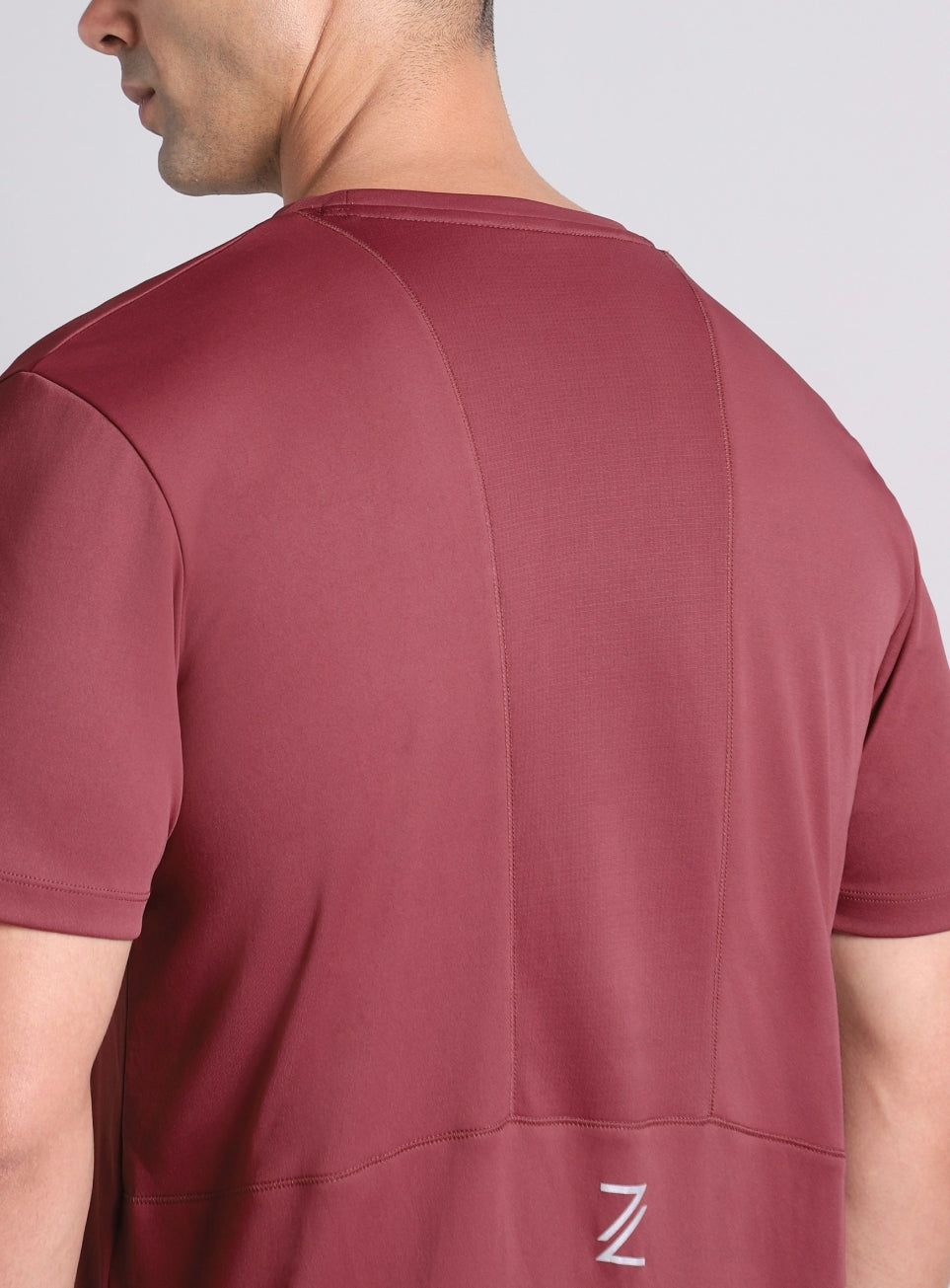 Men's Maroon Runner's Essential Trail Run T-shirt