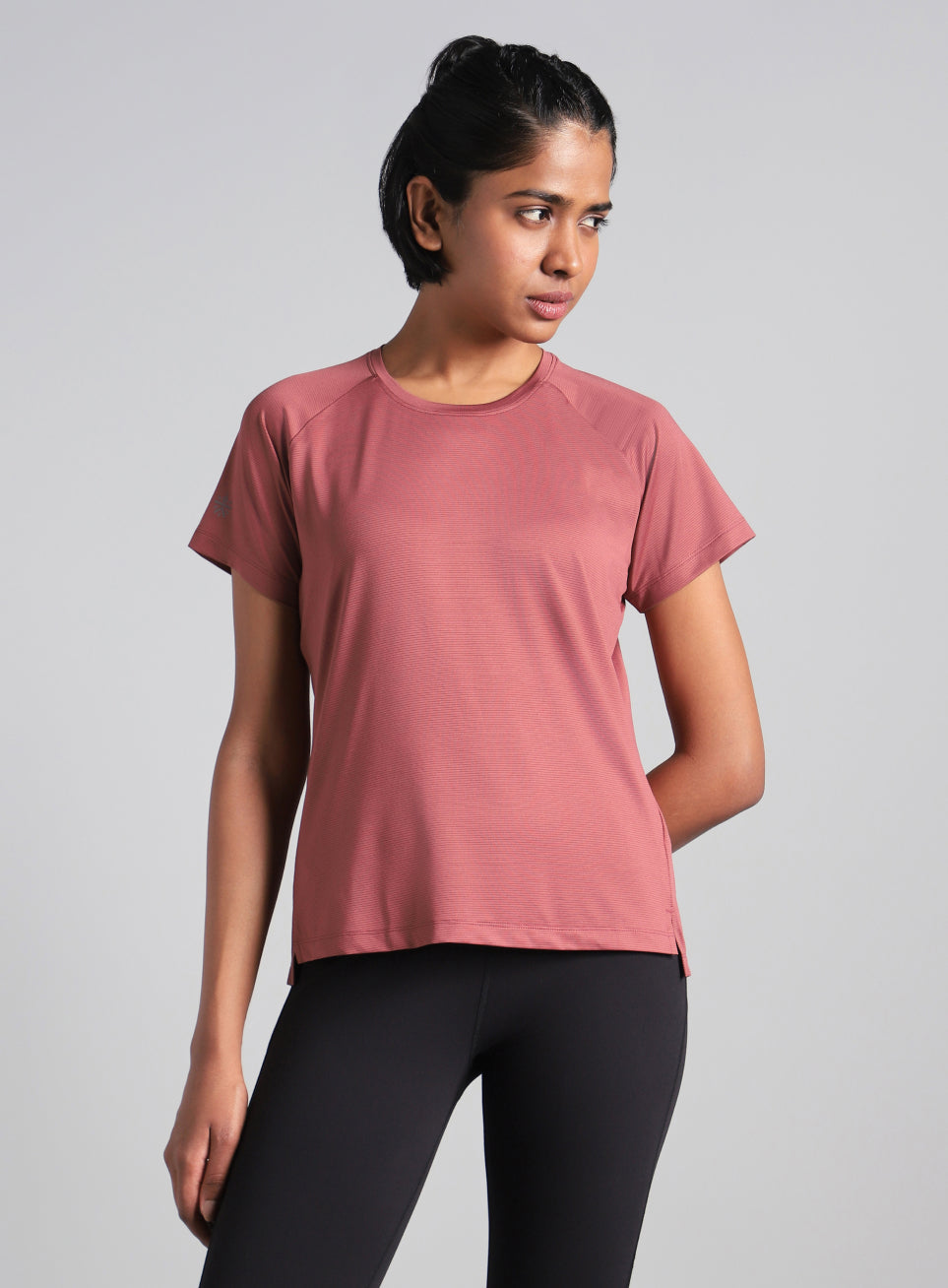 Women's Brown Swift Runner Tee