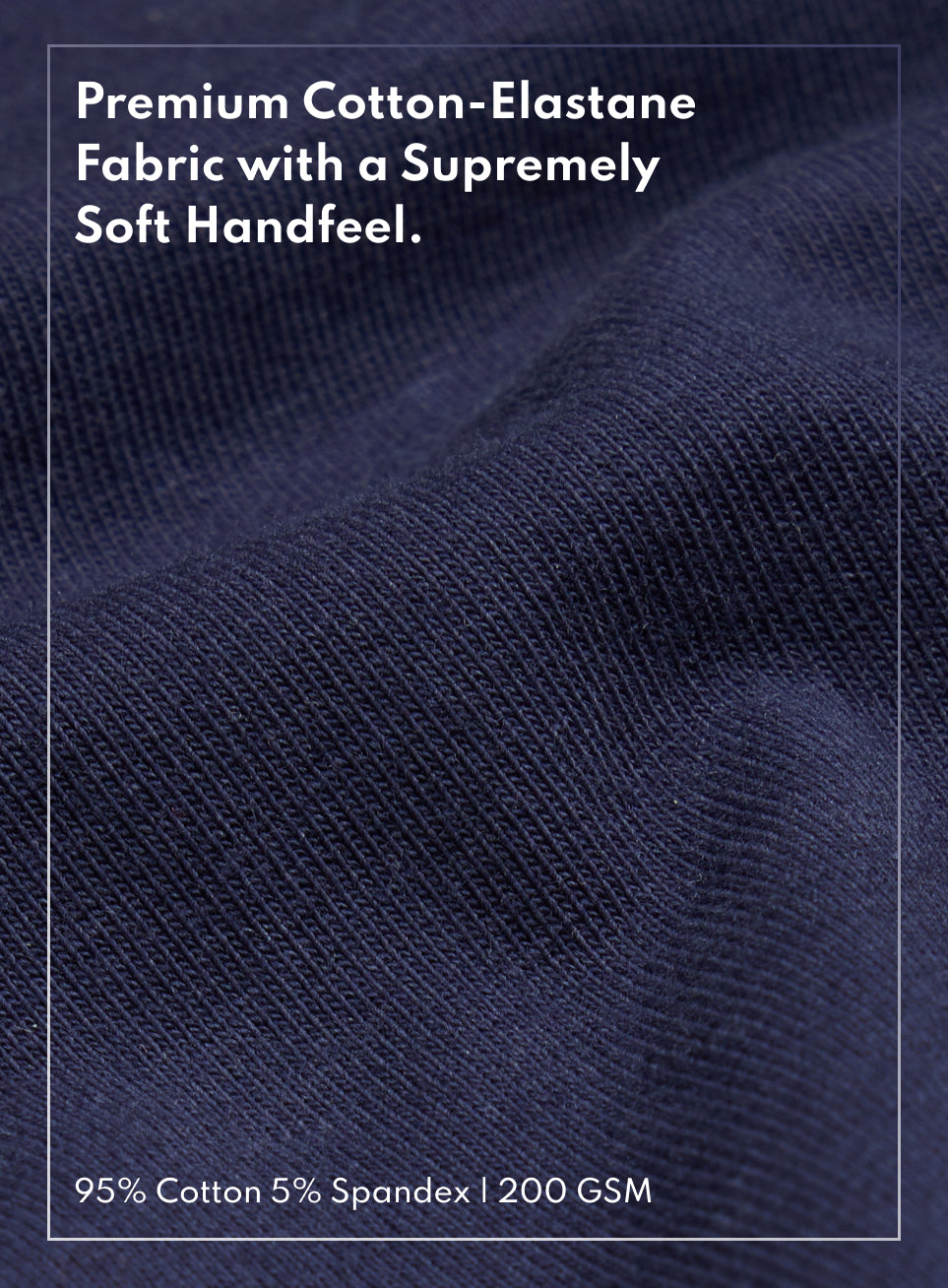 Women's Navy Soft Form Mid Boxy T-shirt