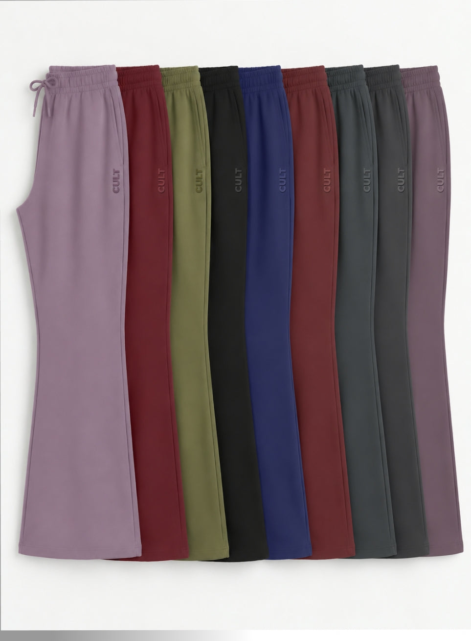 Women's Navy Soft Form Flow Flared Pants