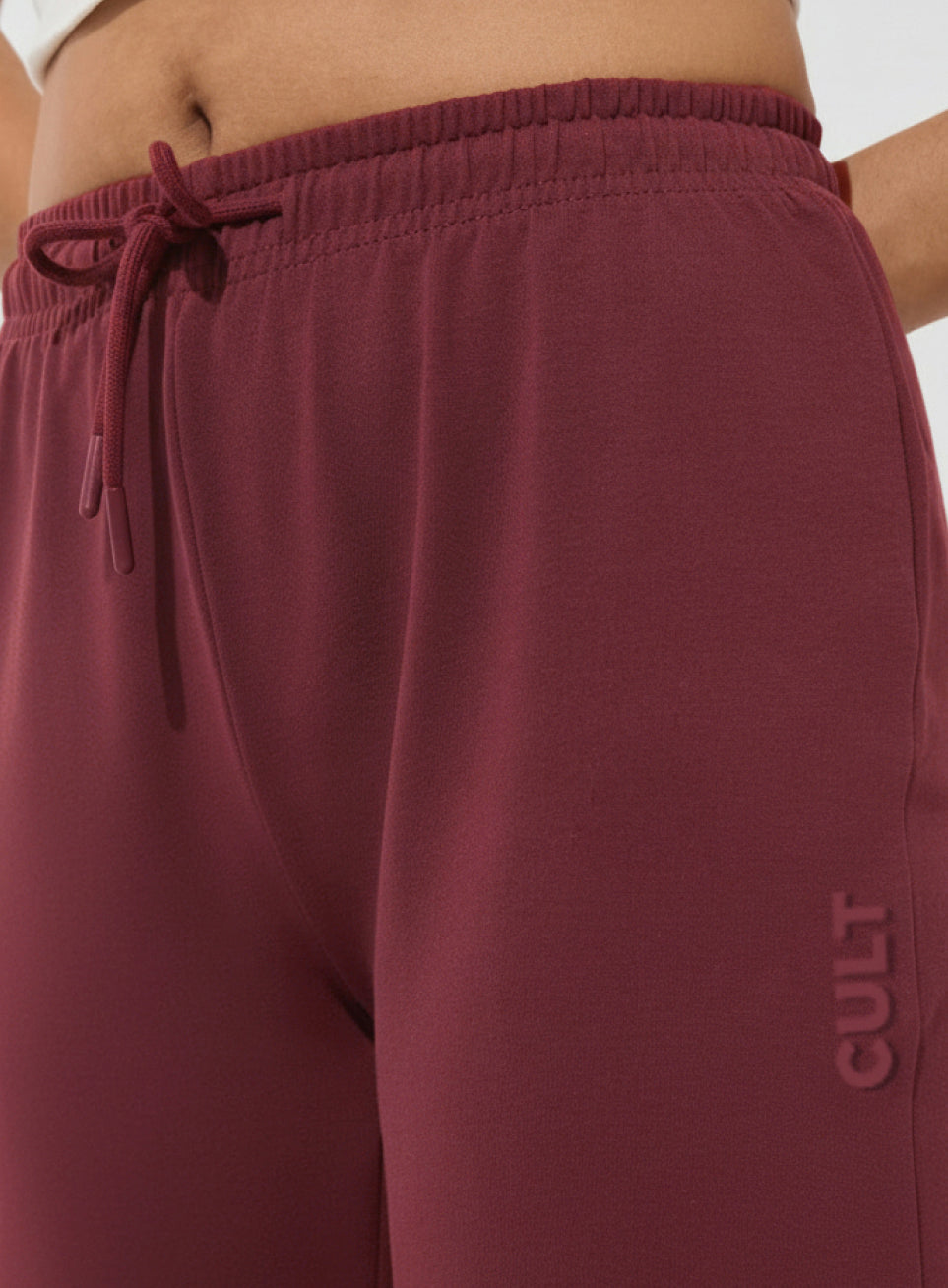 Women's Maroon Soft Form Flow Flared Pants