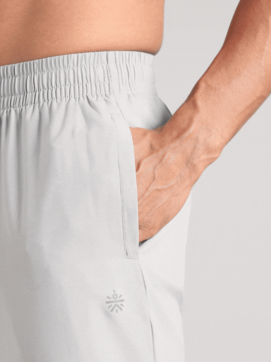 Men's Grey Swift Run Trackpants