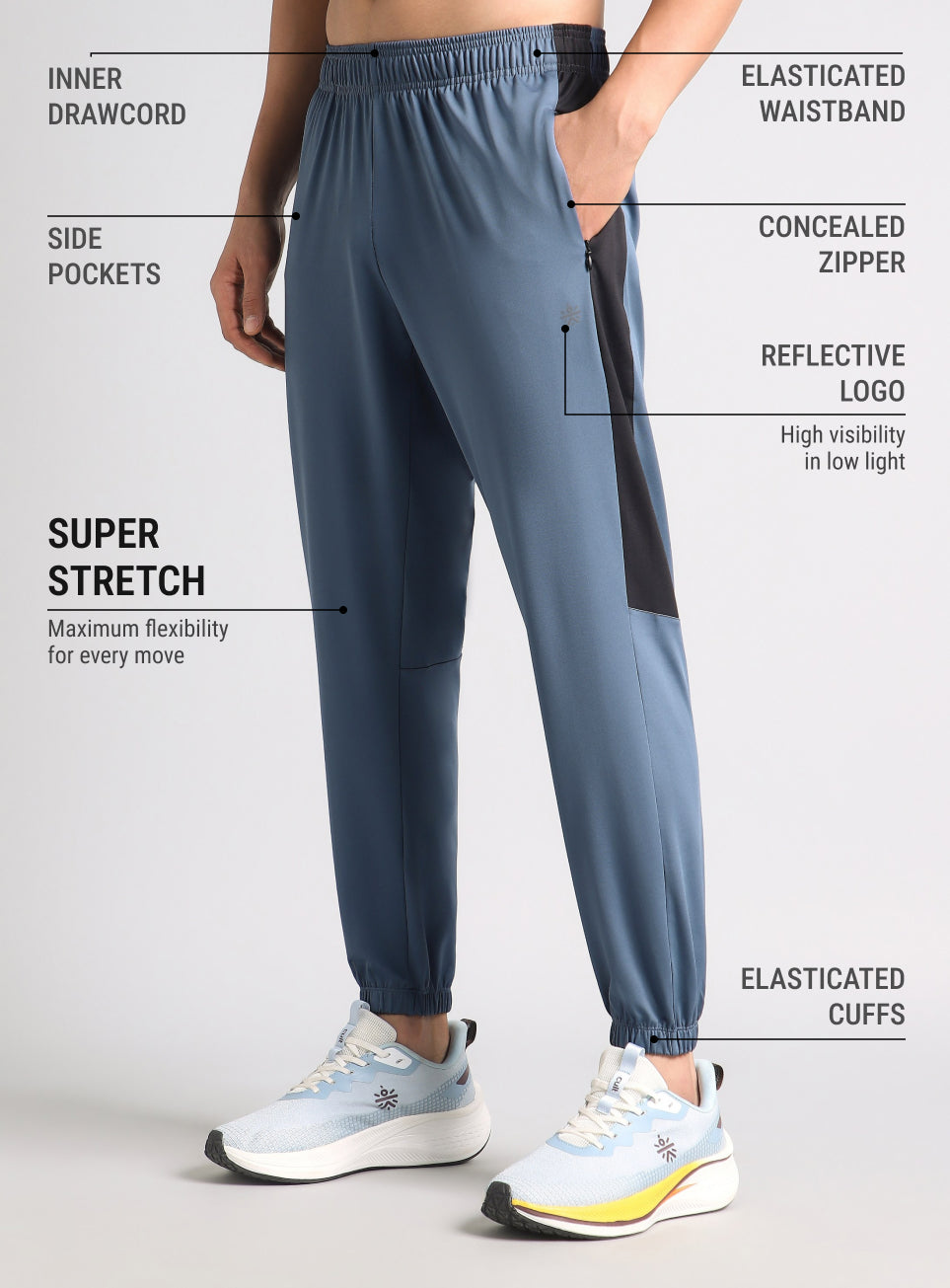 Men's Blue Runner's Favourite Performance Joggers