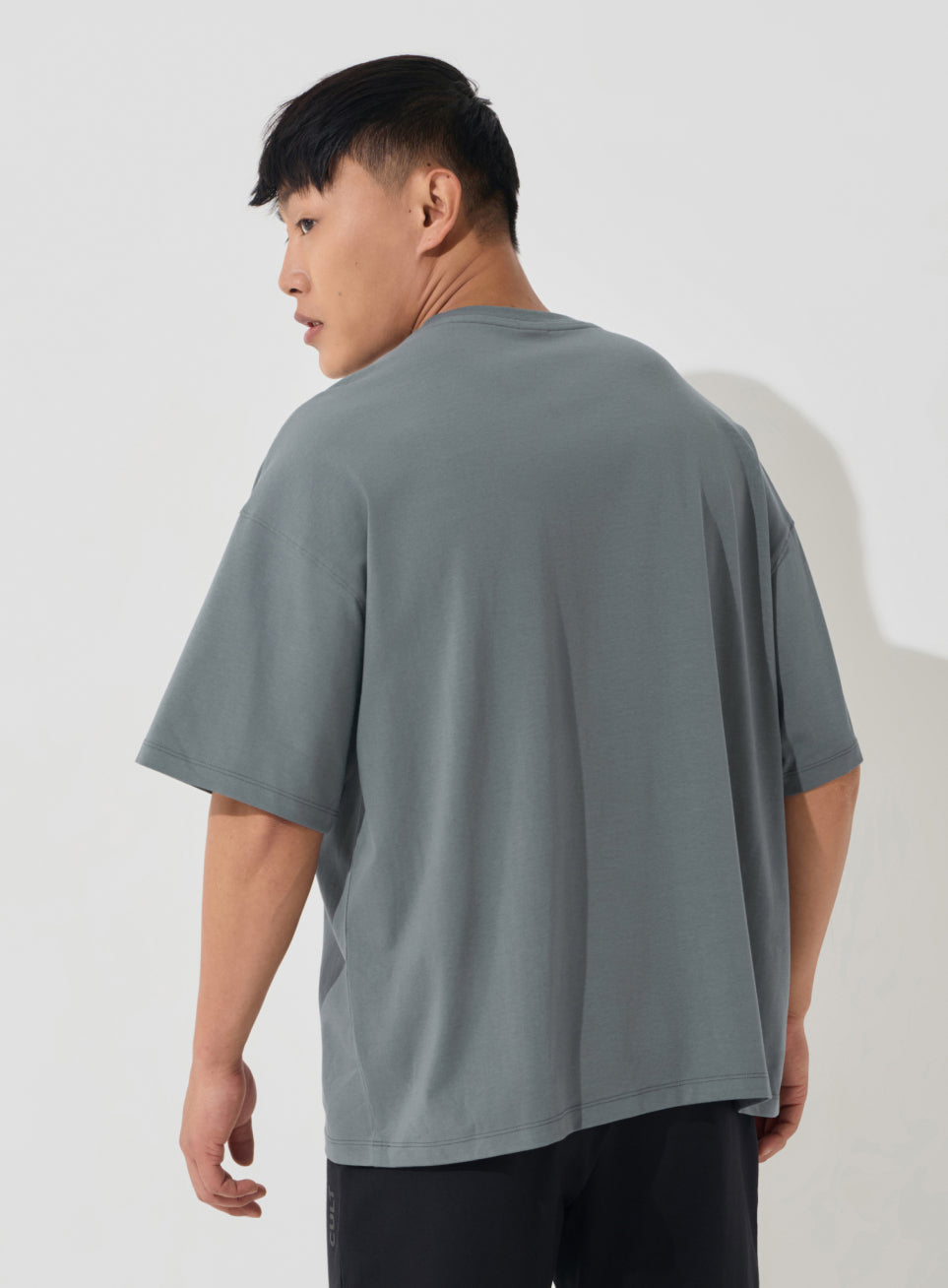 Men's Dark Grey Soft Form Oversized T-shirt